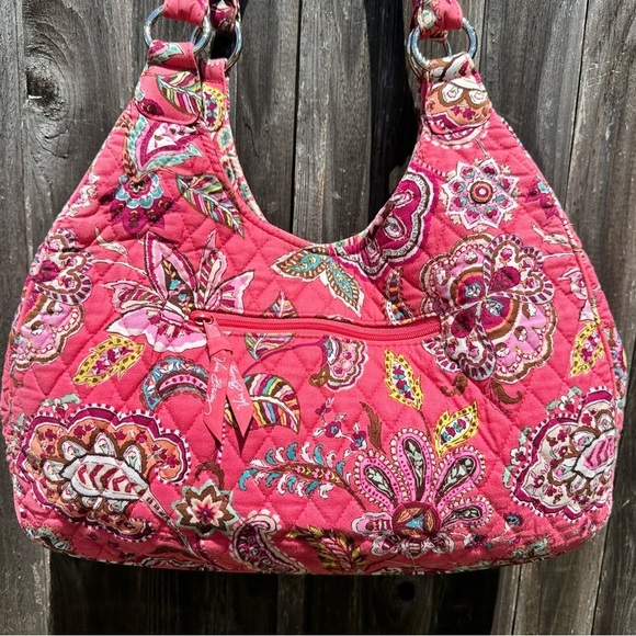 Vera Bradley Call Me Coral Hobo Bag - Picture 3 of 9